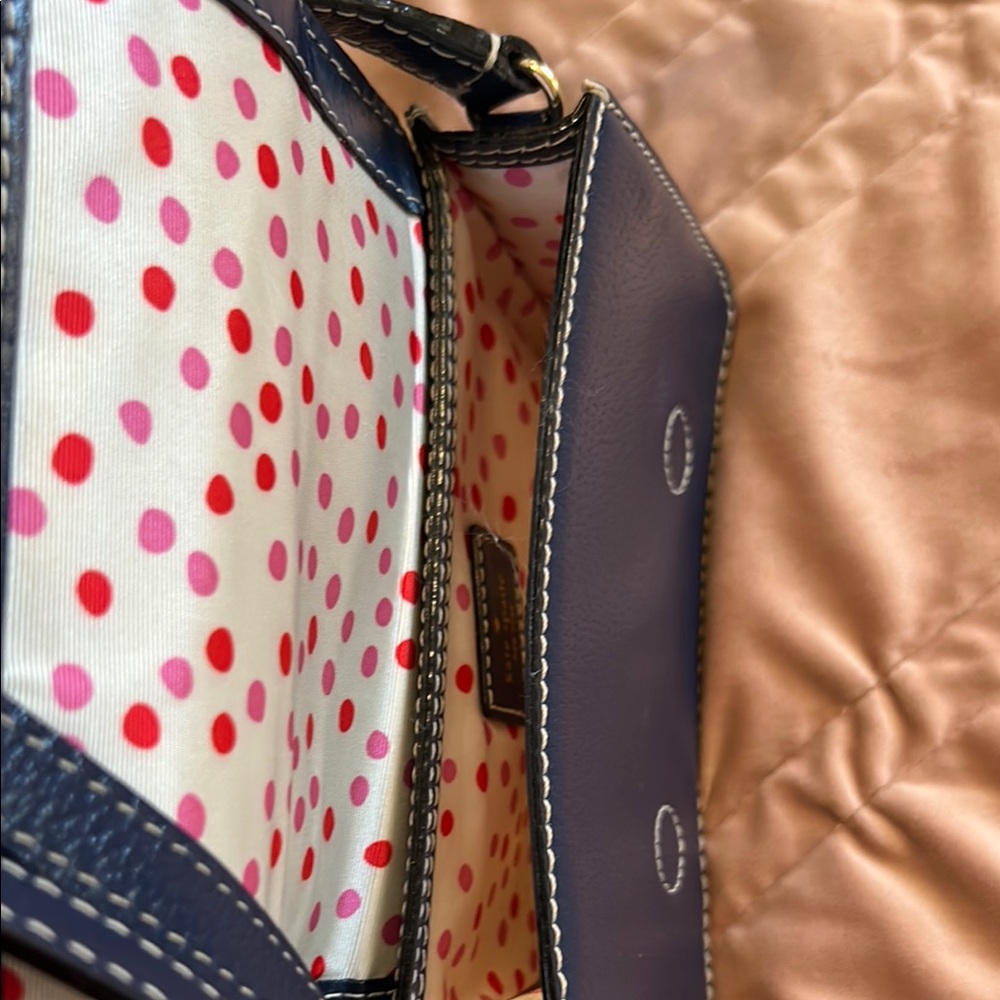Kate Spade Blue Crossbody Bag with Gold Hardware - Picture 4 of 4